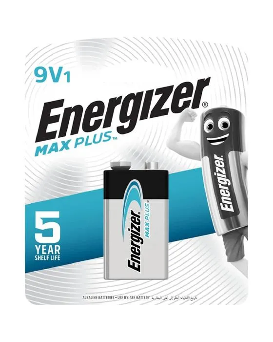 Batterie Alcaline Energizer MAX Plus 9V