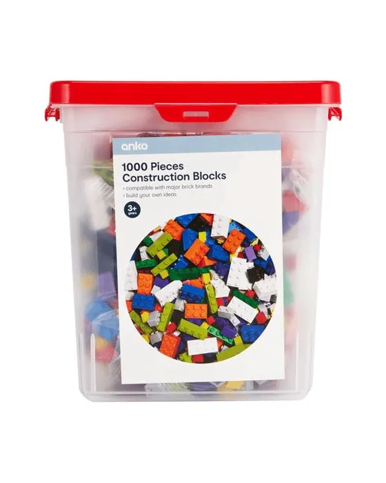 Ensemble de blocs de construction de 1000 pièces