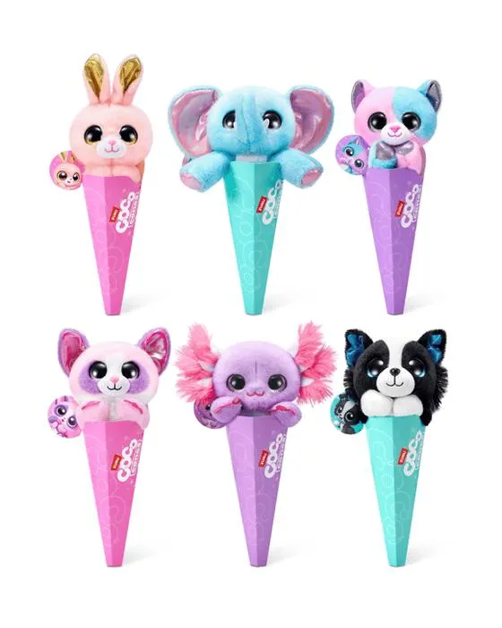 Coco Cones Adorable en peluche collectable dans un cône par ZURU - Assortiment - Multi