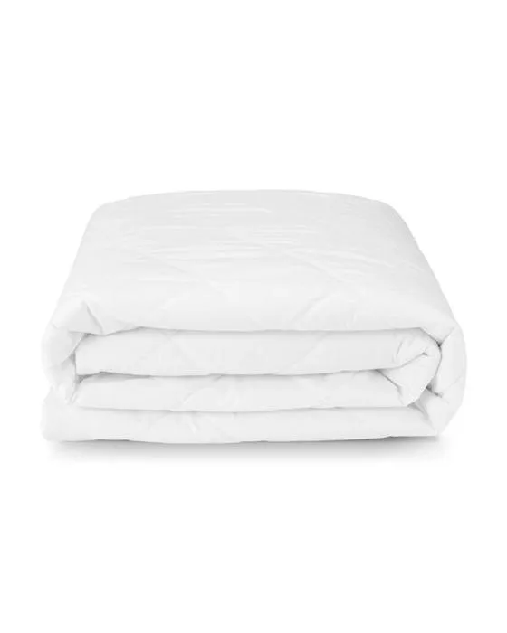 Protecteur de matelas matelassé imperméable - Lit double, blanc