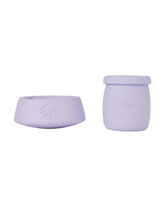2 boîtes de caoutchoutage pour animaux de compagnie - Lilac