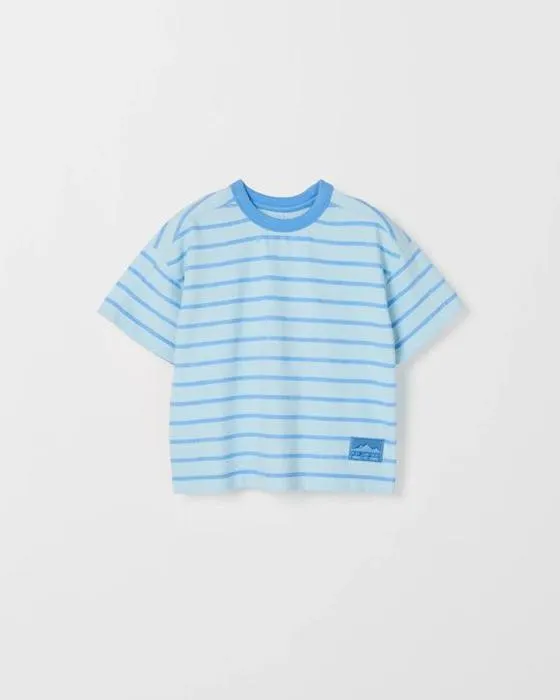 Cible enfants Crepe Knit Stripe T-shirt surdimensionné