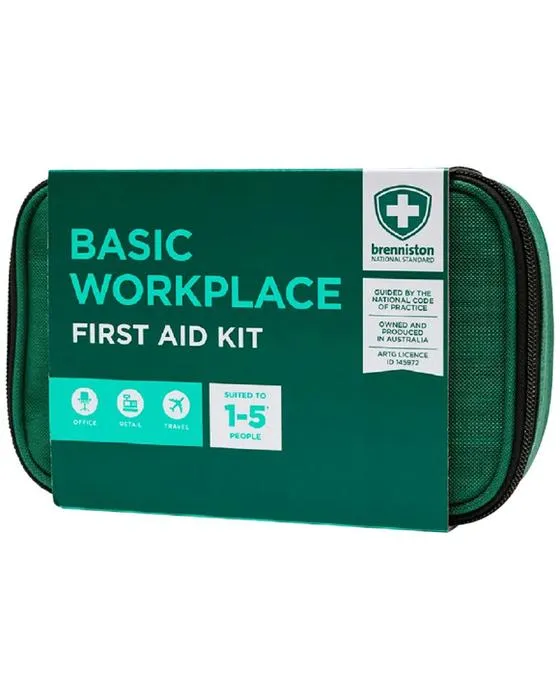 Trousse de premiers soins de base en milieu de travail de Brenniston