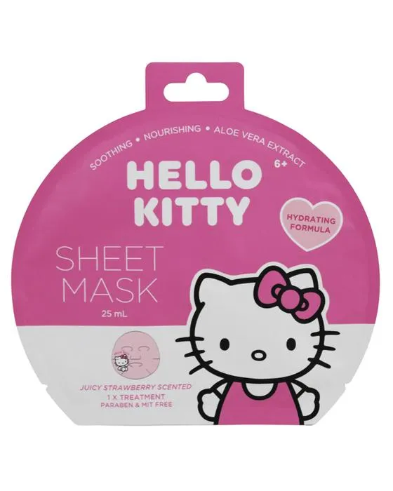 Masque de feuille de chaton Bonjour 25ml - Fraise juteuse parfumée