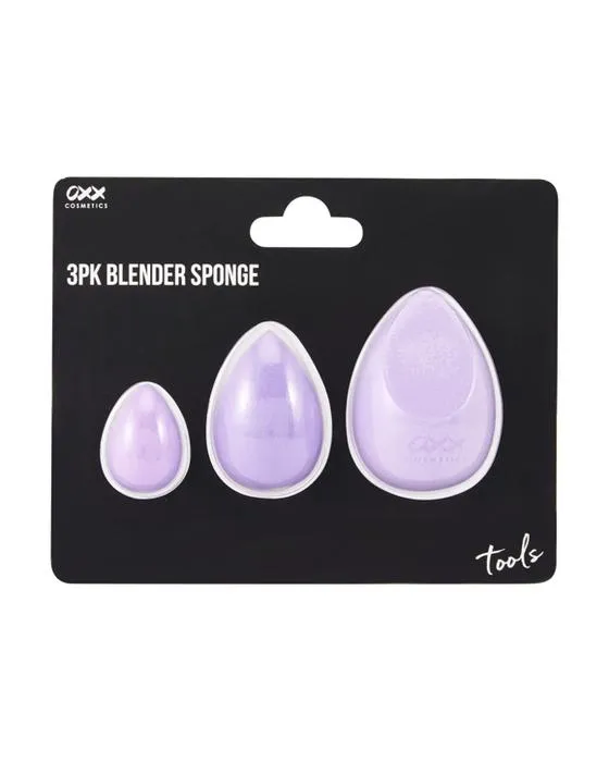 OXX Cosmétiques 3 Pack Mélangeur Éponge - Violet