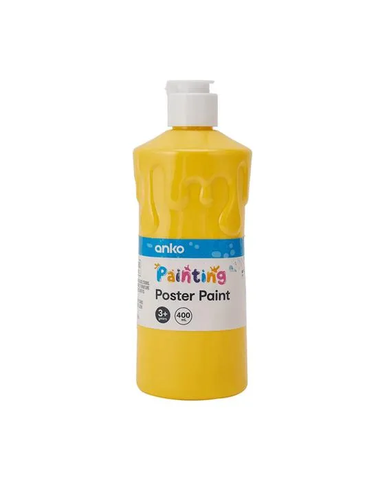 Peinture sur affiche - Jaune