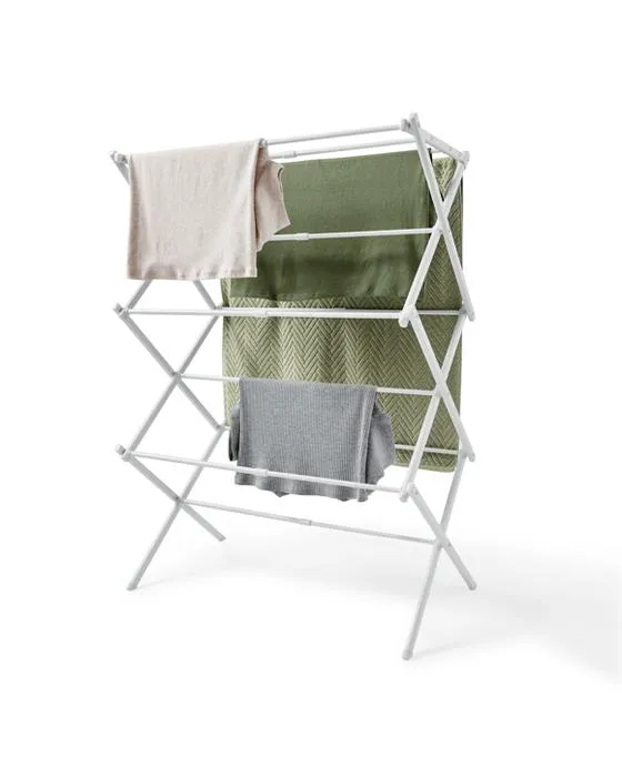 7.5m Airer extensible de vêtements - Blanc