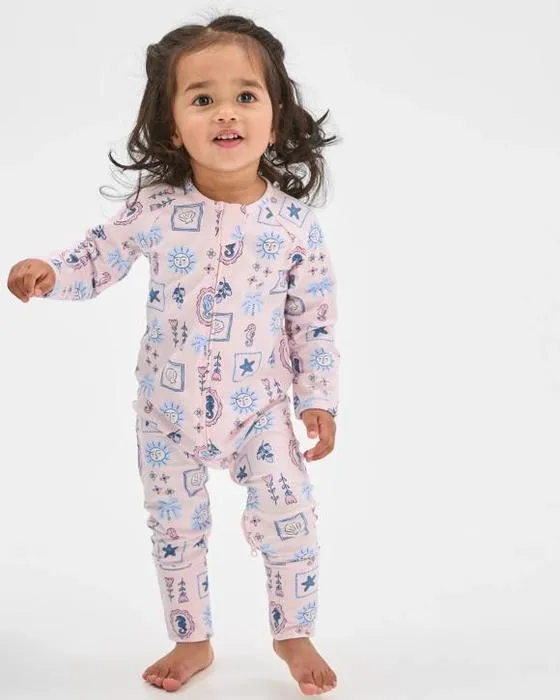 Cible Baby Bio Cotton Zip Front Sans pied Coverall
