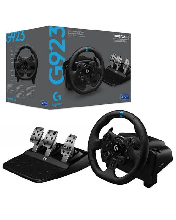 Logitech G923 Trueforce Sim Racing Roue pour PS5, PS4 et PC - Noir