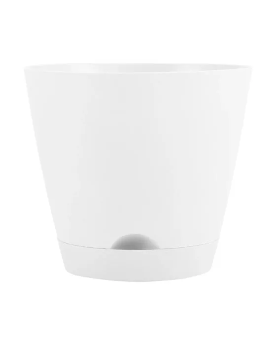 Pot en plastique de 25cm - blanc