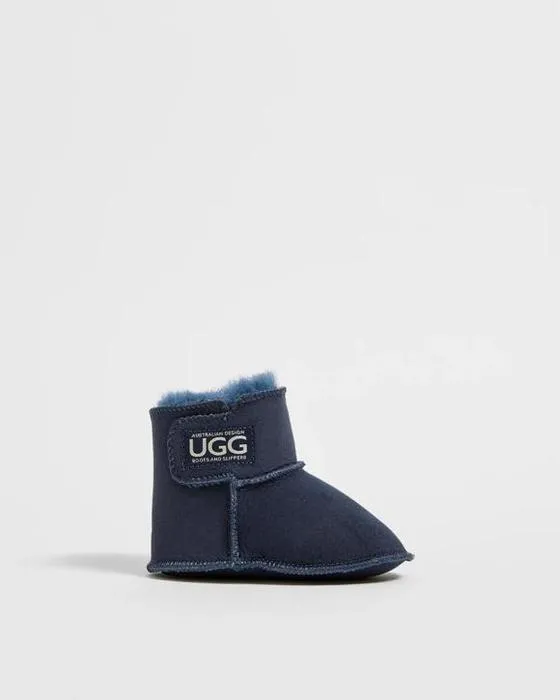 Boots et pantoufles de design australiens Bébé Australien Design Bottes et pantoufles en cuir véritable et en peau de mouton