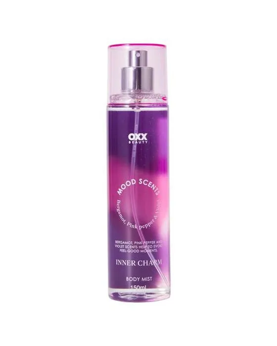 OXX Parfums parfums parfums intérieur Charm Mist corps 150ml - Bergamote, poivre rose et parfums violette