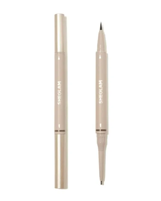 SHEGLAM S'affaisse sur demande 2-en-1 Crayon de sourcils - Taupe