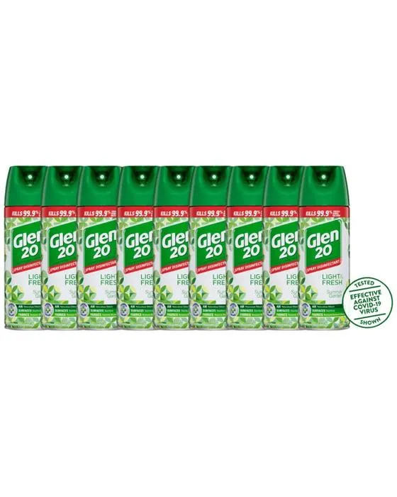 Glen 20 Vaporisateur désinfectant Jardin d'été 300g 9 Pack