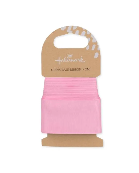 2m Hallmark Grosgrain Ribbon - Classic Baby Rose