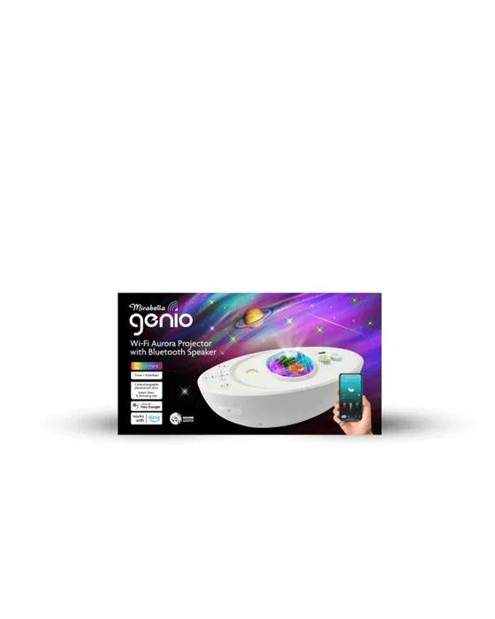 Projecteur Aurora Wi-Fi Mirabella Genio avec haut-parleur Bluetooth