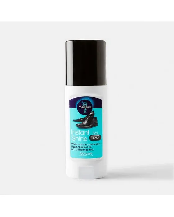 Brillant instantané pour les soins de la pieds - Noir