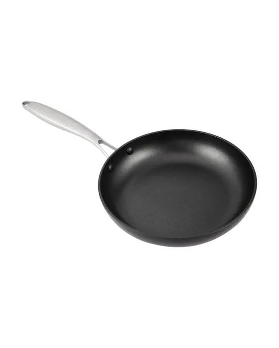 24cm Manomètre lourd anodisé dur non-plaqué Frypan
