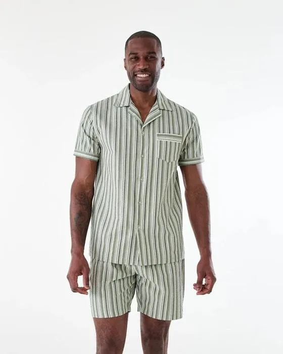 Bouton à manches courtes grâce à l'ensemble Pyjama