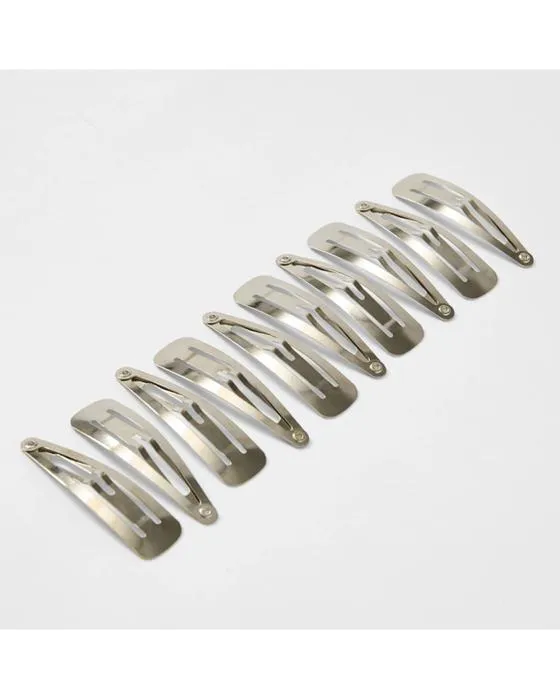 OXX Haircare 10 Pack Un Touch Clips - Ton argent