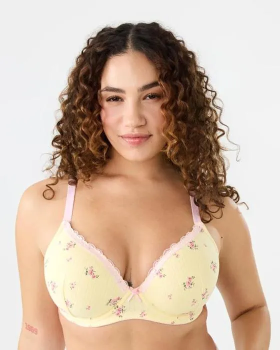 T-shirt pointelle pleine figure Bra