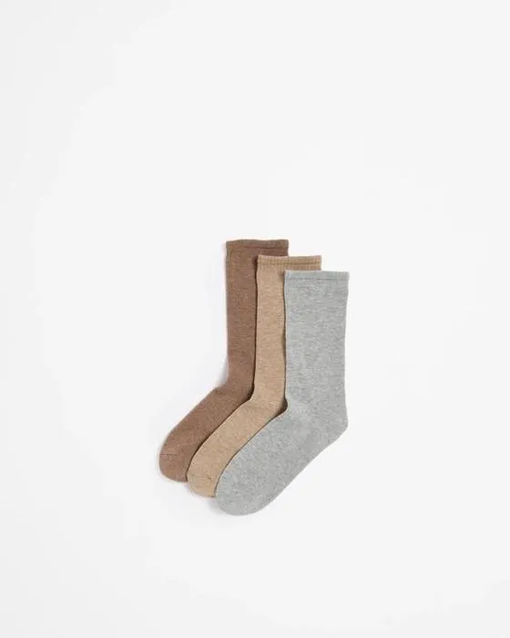 Chaussettes d'équipage confort 3 packs de coton australien - Maxx