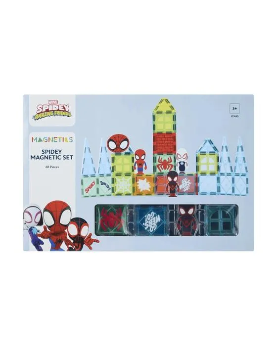 68 pièces Merve Spidey et ses amis incroyables Ensemble magnétique d'épidey
