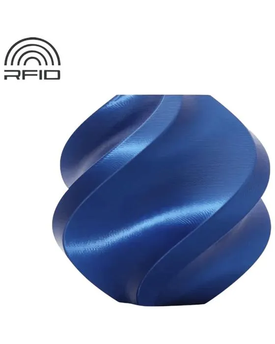 Bambu Lab PLA Silk 3D Filament Bleu