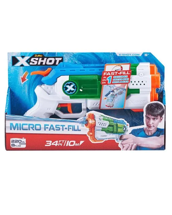 Zuru X-Shot Micro-Blaster d'eau à remplissage rapide