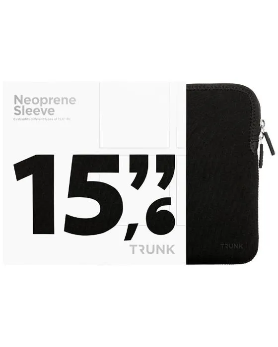 TROUVER Neoprène Manches pour ordinateur portable 15,6 Noir
