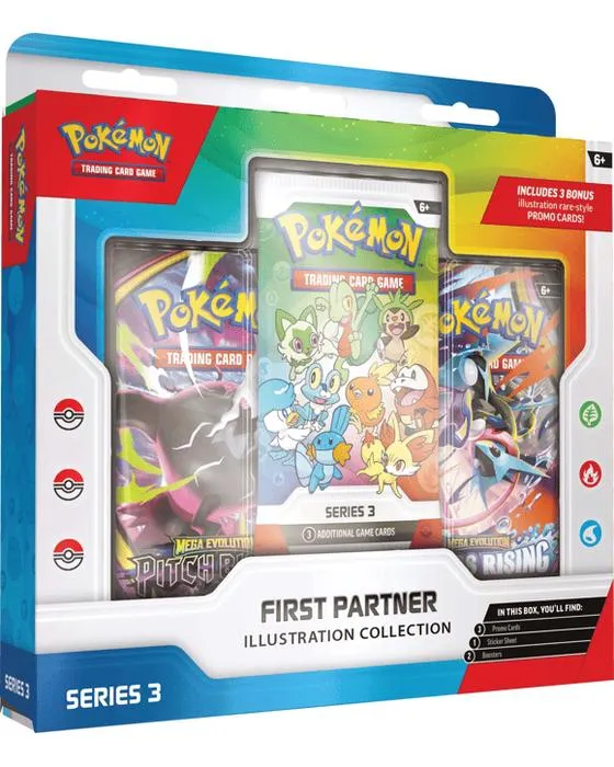 Pokemon TCG: Collection d'illustrations de premier partenaire Série 3