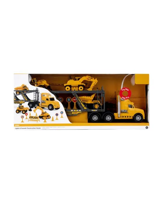 Lumières et sons Construction Hauler Playset