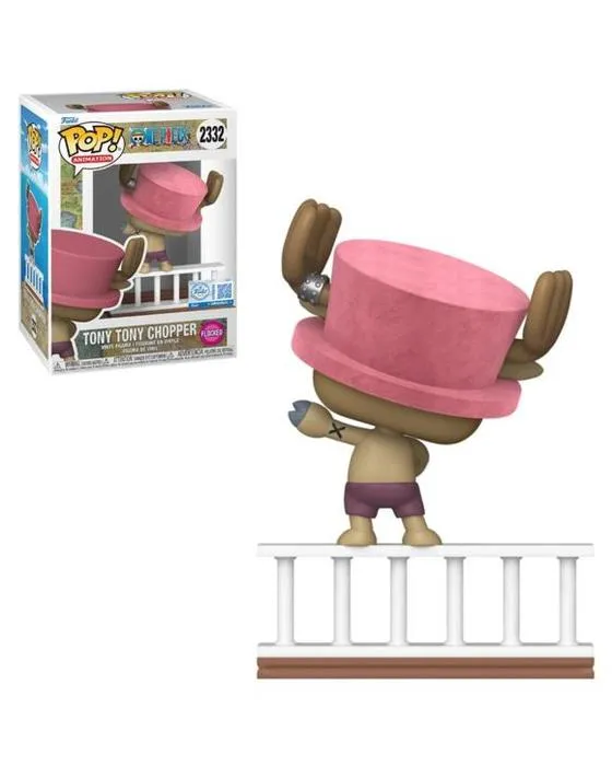 Une pièce Tony Tony Chopper Flocked construire-A-Scène Funko POP! Vinyl