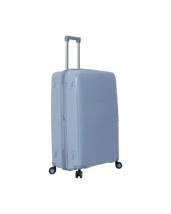 72cm Premium cas dur 8 roues - Bleu