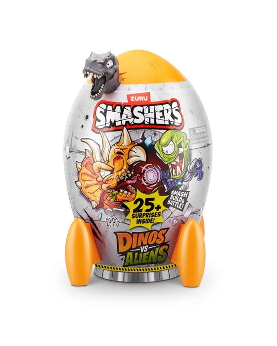 29 pièces Zuru Smashers Dinos vs Aliens - Assortiment