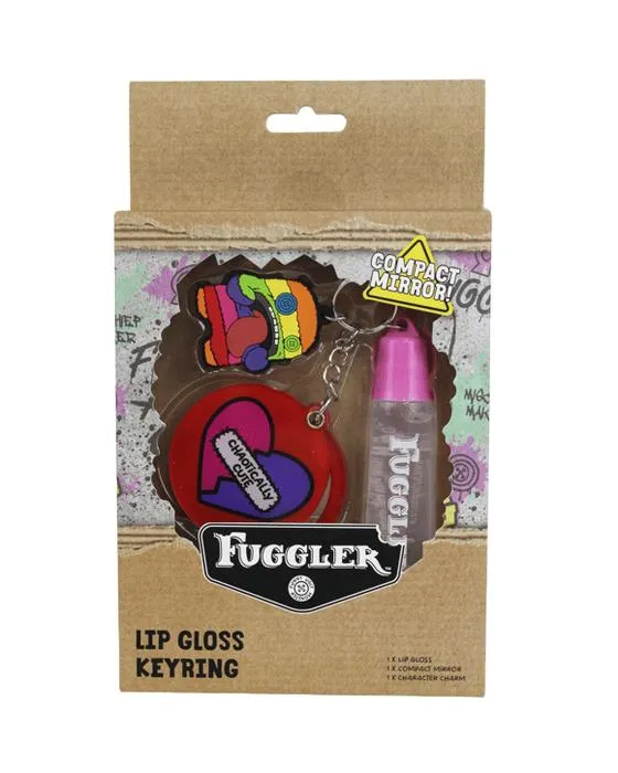 Fuggler Lip Gloss avec porte-clés - Rainbow