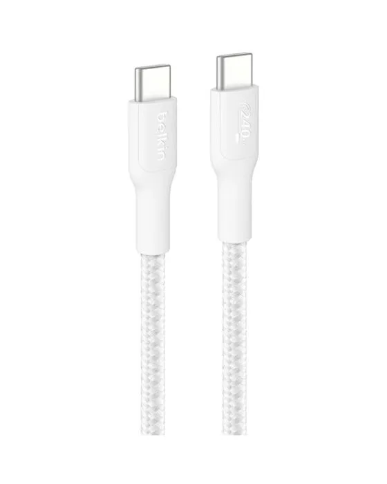 Belkin BoostCharge Pro Câble USB-C à USB-C tressé 2M noir
