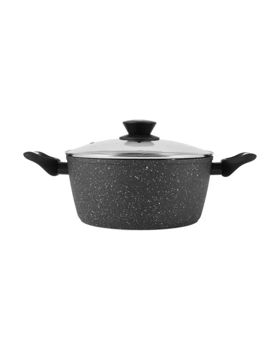 24cm Blast de pierre lourd de jauge Casserole