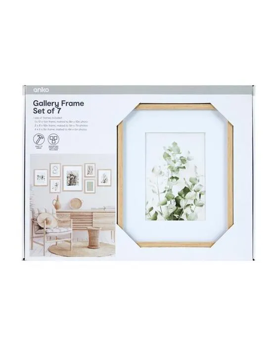 Set de 7 pièces - Chêne