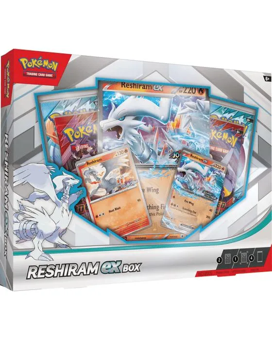 Jeu de cartes de trading de Pokemon: Reshiram ex Box Pack