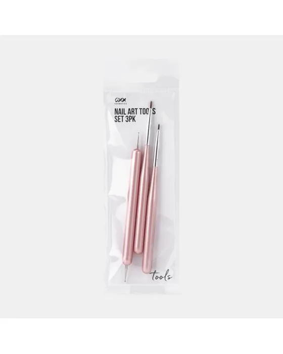 3 Pack OXX Studio outils d'art à ongles