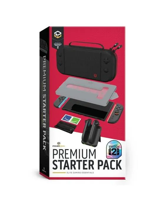 Powerwave Premium Starter Pack pour Nintendo Switch 2 - Noir