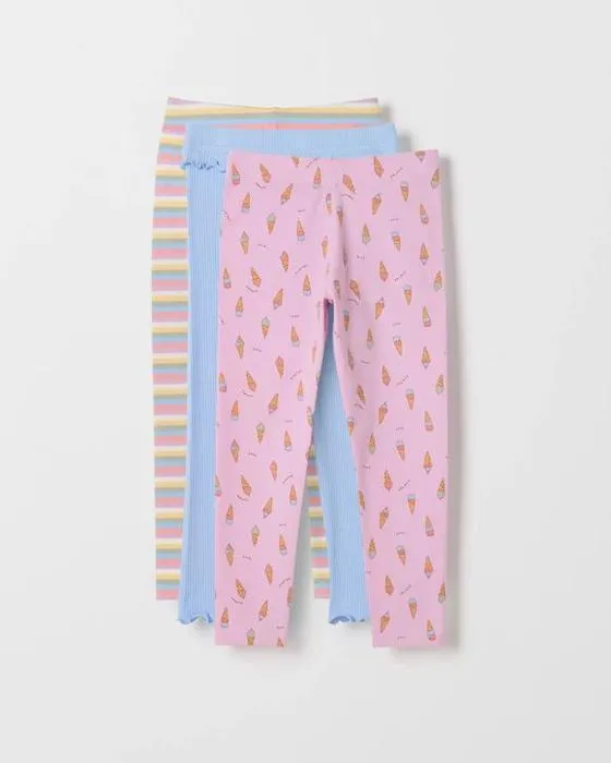 Cible Enfants Australien coton 3 paquets de leggings