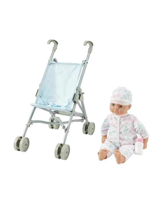 Set de poussette de poupée pour bébé de 3 pièces