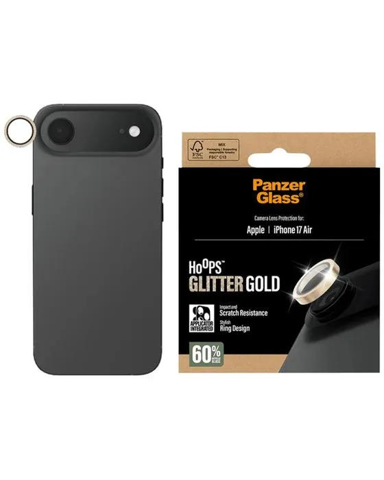 PanzerGlass Hoops caméra protège-objectif iPhone Air Gold