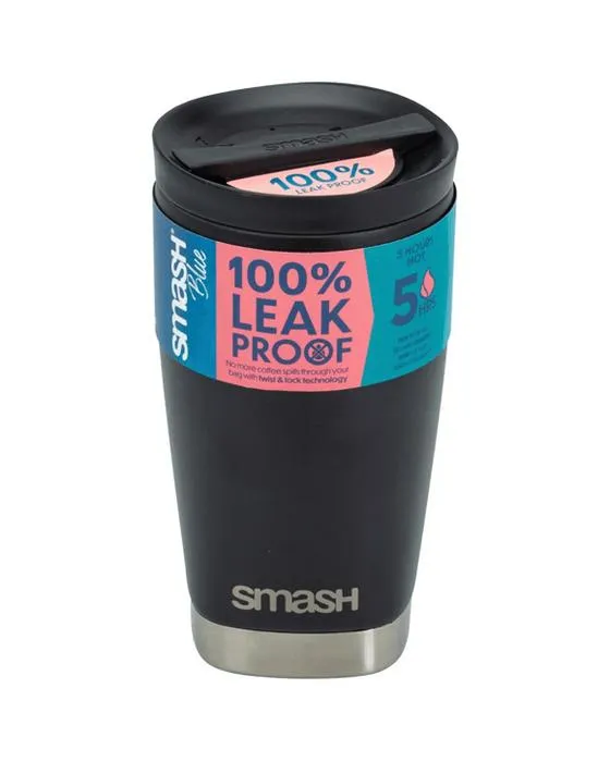 Smash Bleu Acier inoxydable Barista Buddy 350mL Noir