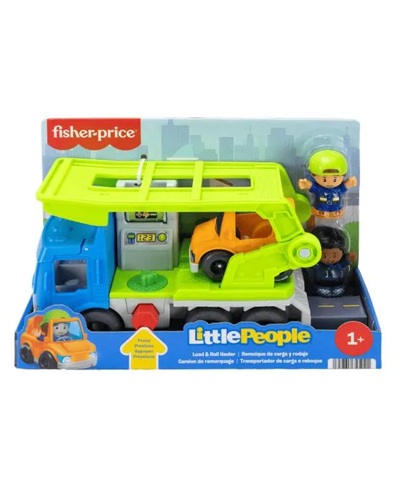 Fisher-Prix Petits gens charge et roulez Hauler Car Carrier Toddler Playset