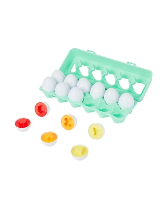13 pièces jouer et apprendre des œufs assortis