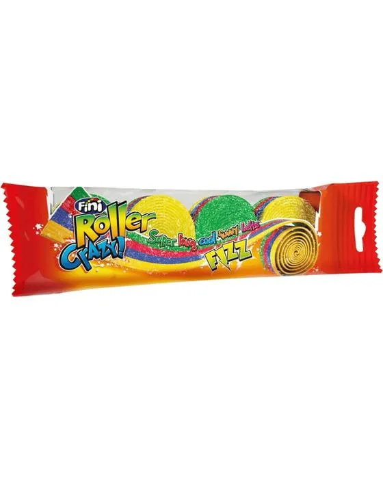 4 Pack Fini Roller fou! Ceintures de fizz 75g