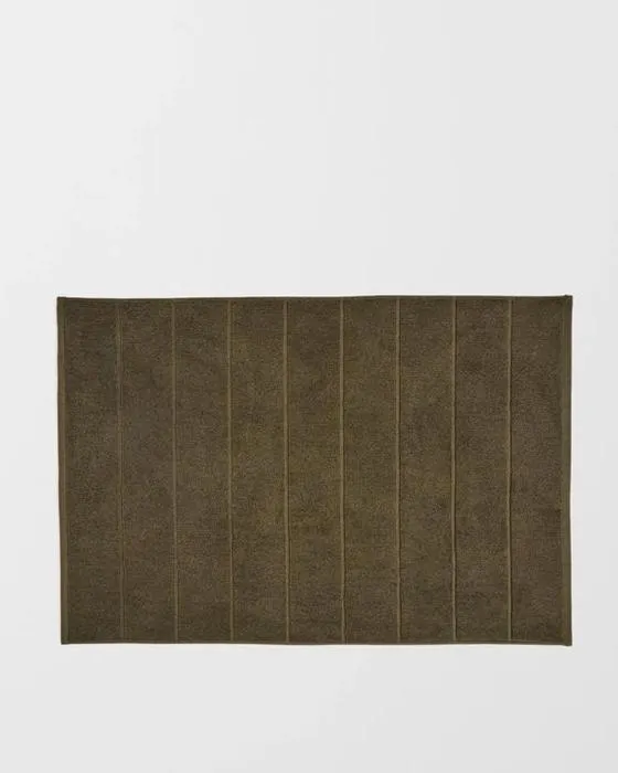 Cible Laynie australien coton texturé tapis de bain - vert